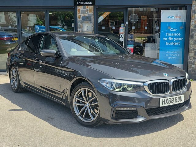 BMW 5 Series 2018 2.0 520D M Sport Saloon Euro HX68RDU Grey #5