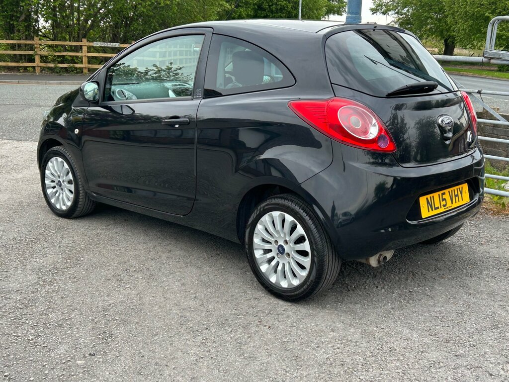 Ford KA 1.2 Zetec Hatchback Euro 5 Ss NL15VHY Black #3