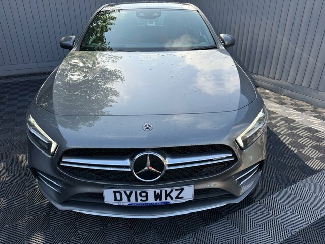 Mercedes-Benz A Class 2019 2.0 A35 Amg Premium Plus Hatchback Petr DY19WKZ Grey #3