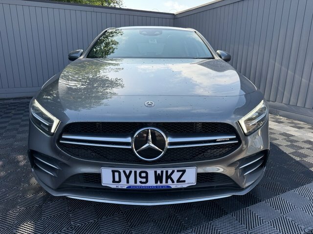 Mercedes-Benz A Class 2019 2.0 A35 Amg Premium Plus Hatchback Petr DY19WKZ Grey #4
