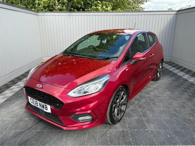 Ford Fiesta 2018 1.0T Ecoboost St-line Hatchback Ma Red