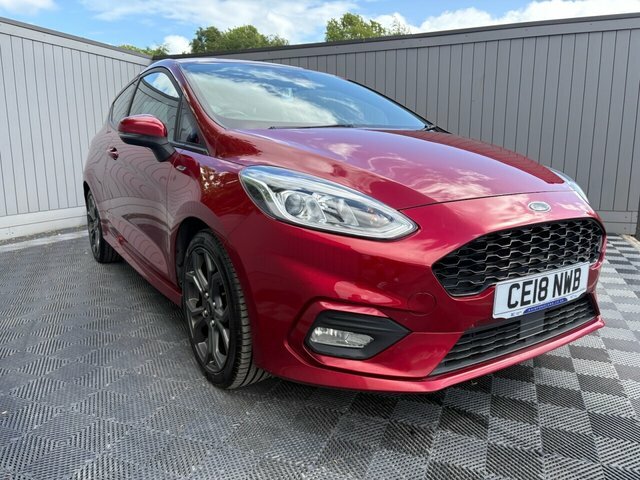 Ford Fiesta 2018 1.0T Ecoboost St-line Hatchback Ma CE18NWB Red #6