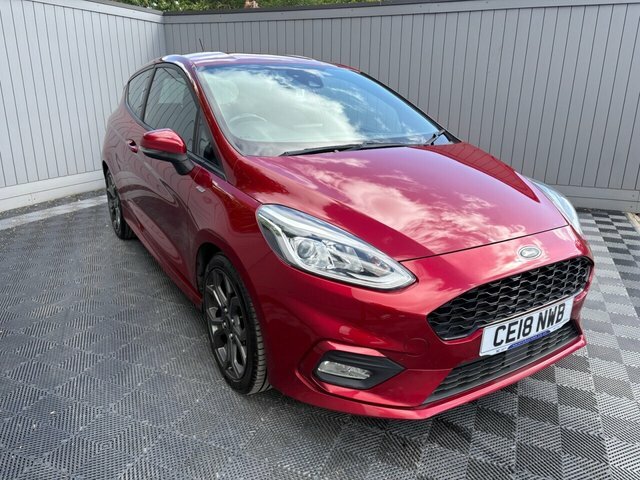 Ford Fiesta 2018 1.0T Ecoboost St-line Hatchback Ma CE18NWB Red #5