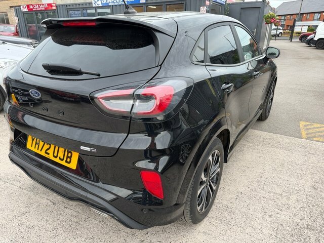 Ford Puma 2022 1.0T Ecoboost Mhev St-line Suv Hyb YH72UJB Black #6