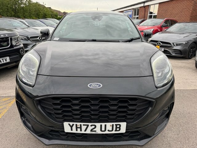 Ford Puma 2022 1.0T Ecoboost Mhev St-line Suv Hyb YH72UJB Black #2