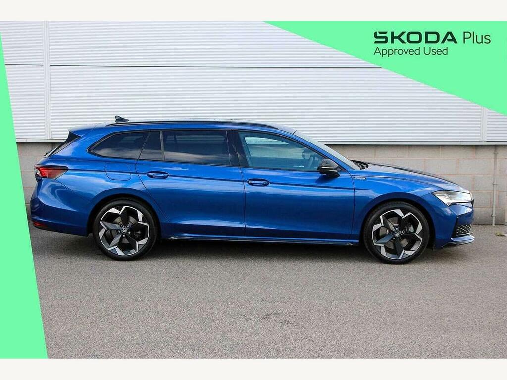 Skoda Superb 2025 2.0 Tdi 193 Sportline 4X4 Dsg FG25LHH Blue #4