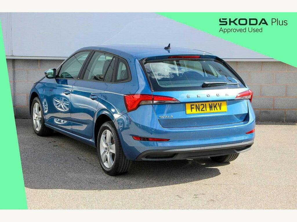 Skoda Scala 2021 1.0 Tsi 95 Se Blue #3
