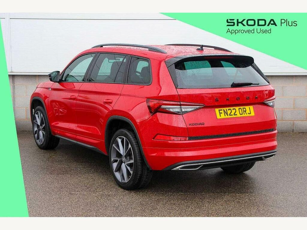 Skoda Kodiaq 2022 1.5 Tsi Sport Line Dsg 7 Seat FN22ORJ Red #3
