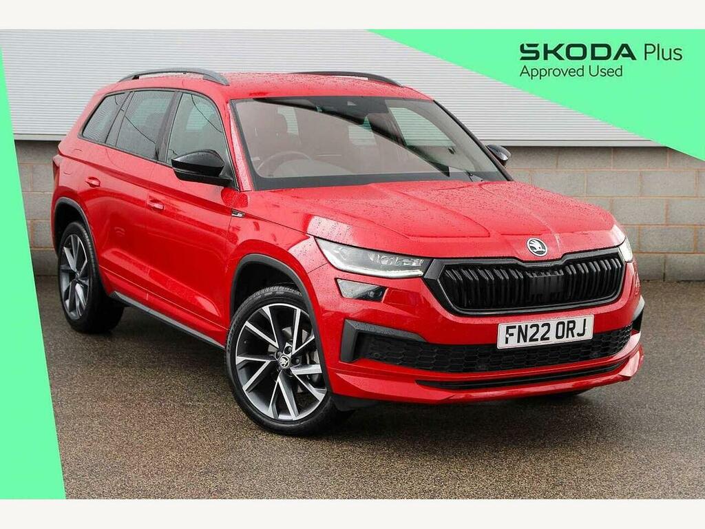 Skoda Kodiaq 2022 1.5 Tsi Sport Line Dsg 7 Seat Red