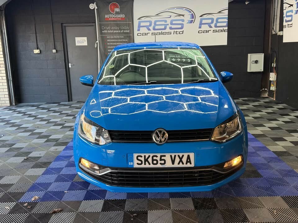 Volkswagen Polo 1.0 Bluemotion Tech Se 2015 SK65VXA Blue #3