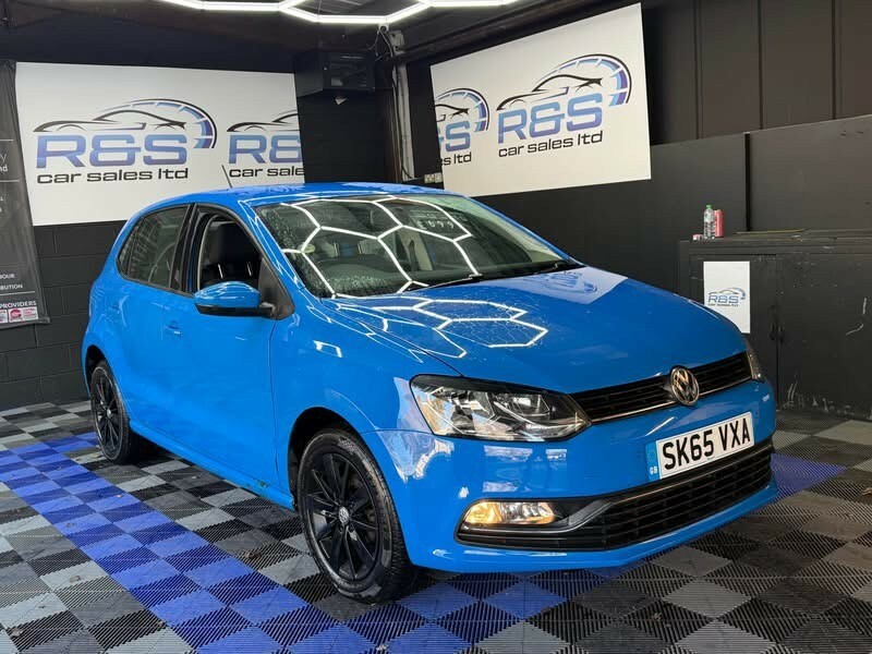 Volkswagen Polo 1.0 Bluemotion Tech Se 2015 SK65VXA Blue #2