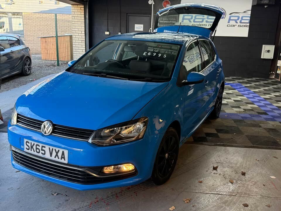 Volkswagen Polo 1.0 Bluemotion Tech Se 2015 SK65VXA Blue #5