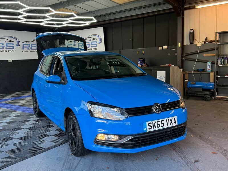 Volkswagen Polo 1.0 Bluemotion Tech Se 2015 SK65VXA Blue #4