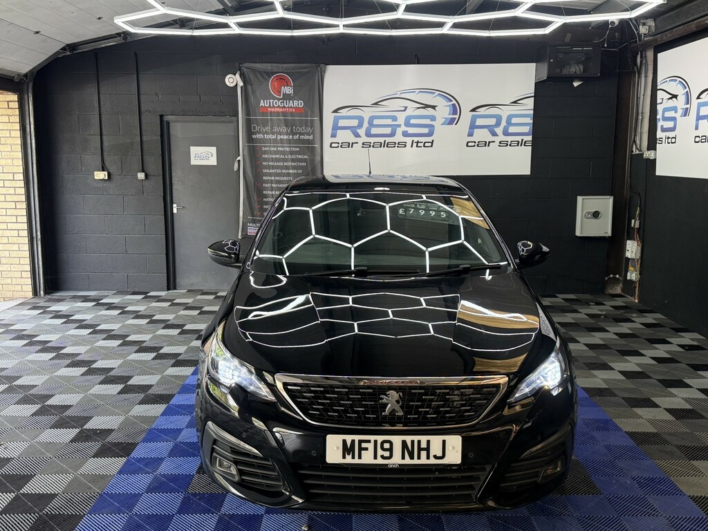 Peugeot 308 1.2 Puretech Gpf Gt Line 2019 MF19NHJ Black #4