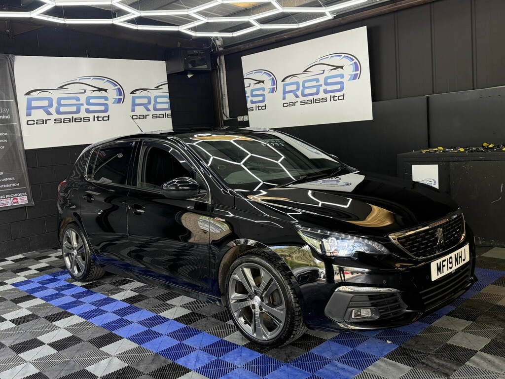 Peugeot 308 1.2 Puretech Gpf Gt Line 2019 MF19NHJ Black #2