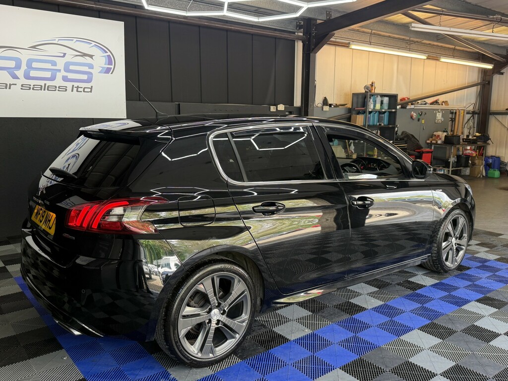 Peugeot 308 1.2 Puretech Gpf Gt Line 2019 MF19NHJ Black #5