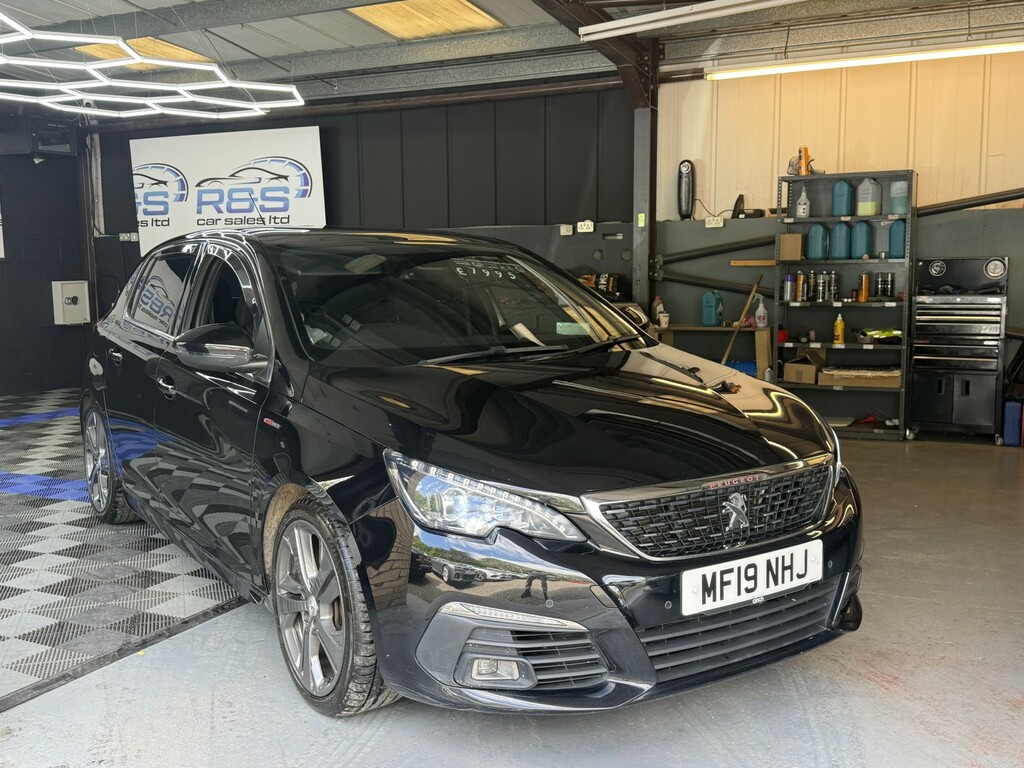 Peugeot 308 1.2 Puretech Gpf Gt Line 2019 MF19NHJ Black #6
