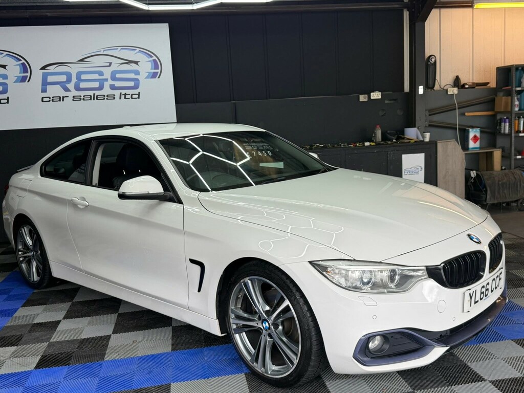 BMW 4 Series Gran Coupe 2.0 420D Sport Coupe 2016 YL66CCF White #2