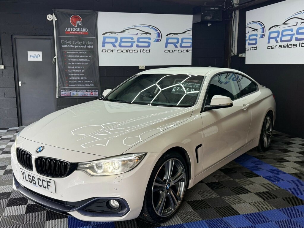 BMW 4 Series Gran Coupe 2.0 420D Sport Coupe 2016 YL66CCF White #6