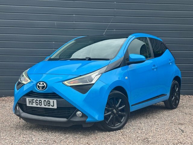 Toyota Aygo 2018 1.0 Vvt-i X-press Hatchback HF68OBJ Blue #4