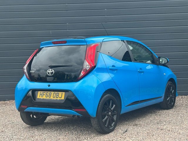 Toyota Aygo 2018 1.0 Vvt-i X-press Hatchback HF68OBJ Blue #5