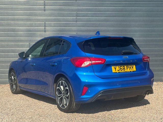 Ford Focus 2018 1.5T Ecoboost St-line X Hatchback YJ68PHY Blue #2