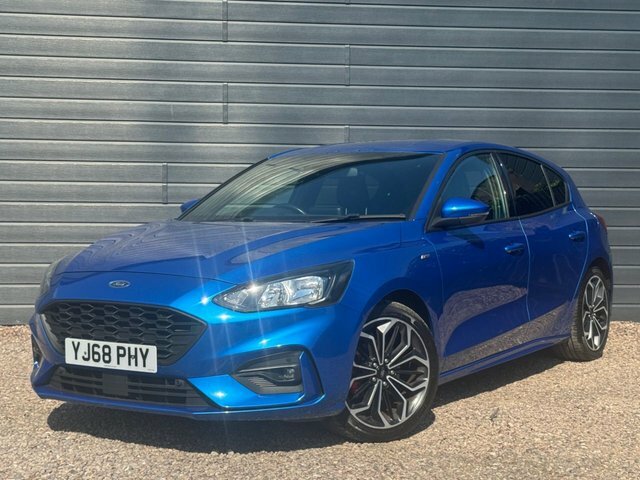 Ford Focus 2018 1.5T Ecoboost St-line X Hatchback YJ68PHY Blue #4