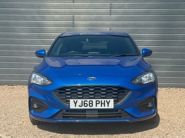 Ford Focus 2018 1.5T Ecoboost St-line X Hatchback YJ68PHY Blue #6
