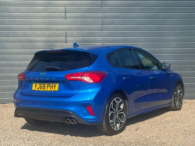 Ford Focus 2018 1.5T Ecoboost St-line X Hatchback YJ68PHY Blue #5
