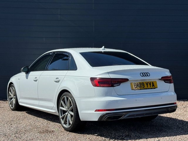 Audi A4 2019 2.0 Tdi 40 S Line Saloon S Tronic BM19YYA White #2
