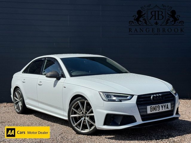 Audi A4 2019 2.0 Tdi 40 S Line Saloon S Tronic White