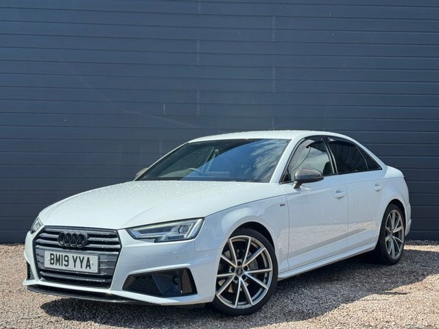 Audi A4 2019 2.0 Tdi 40 S Line Saloon S Tronic BM19YYA White #4