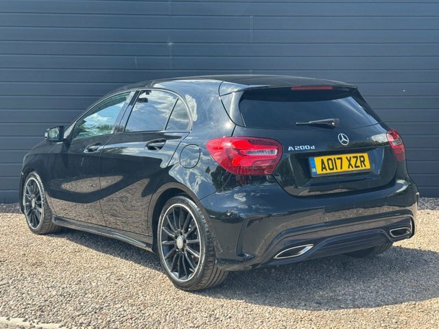 Mercedes-Benz A Class 2017 2.1 A200d Amg Line Premium Hatchback Au AO17XZR Black #2