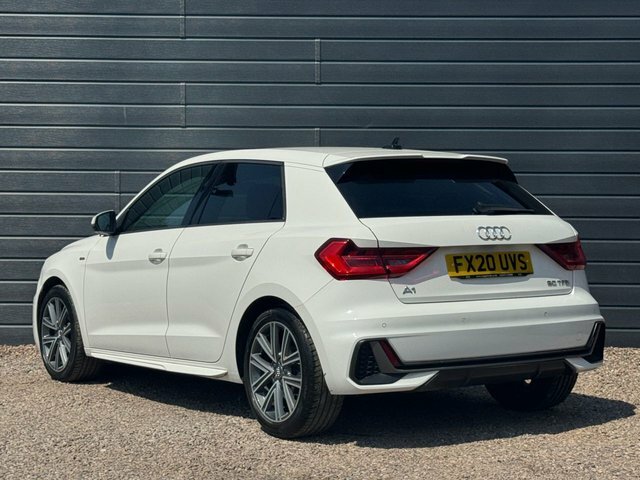 Audi A1 2020 1.0 Tfsi 30 S Line Sportback S Tro FX20UVS White #2