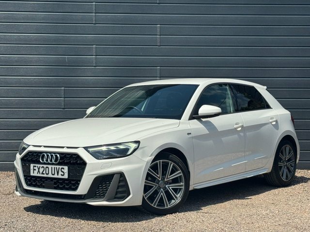 Audi A1 2020 1.0 Tfsi 30 S Line Sportback S Tro FX20UVS White #4