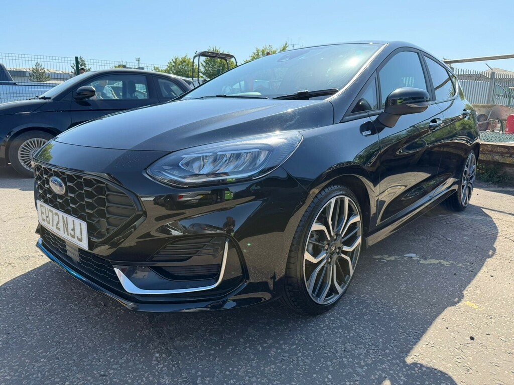 Ford Fiesta Fiesta Hatchback 1.0 Ecoboost Hbd Mhev 125 St-line EU72NJJ Black #3