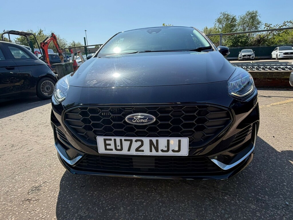 Ford Fiesta Fiesta Hatchback 1.0 Ecoboost Hbd Mhev 125 St-line EU72NJJ Black #2