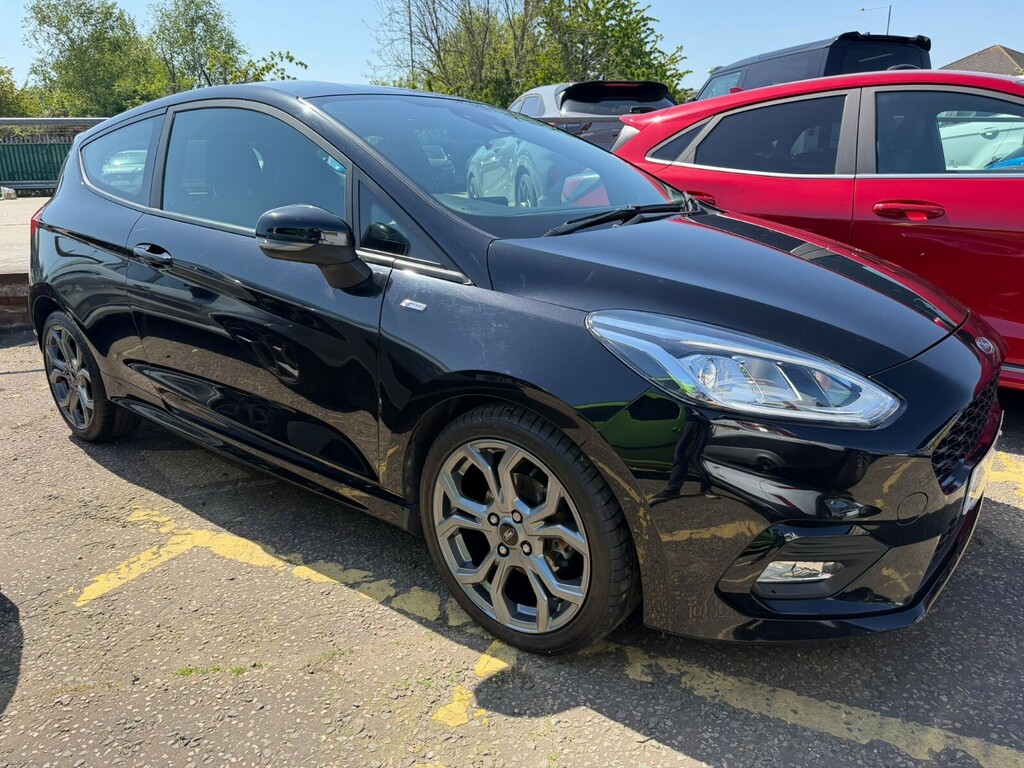 Ford Fiesta Fiesta Hatchback 1.0 Ecoboost St-line DU69WVV Black #2