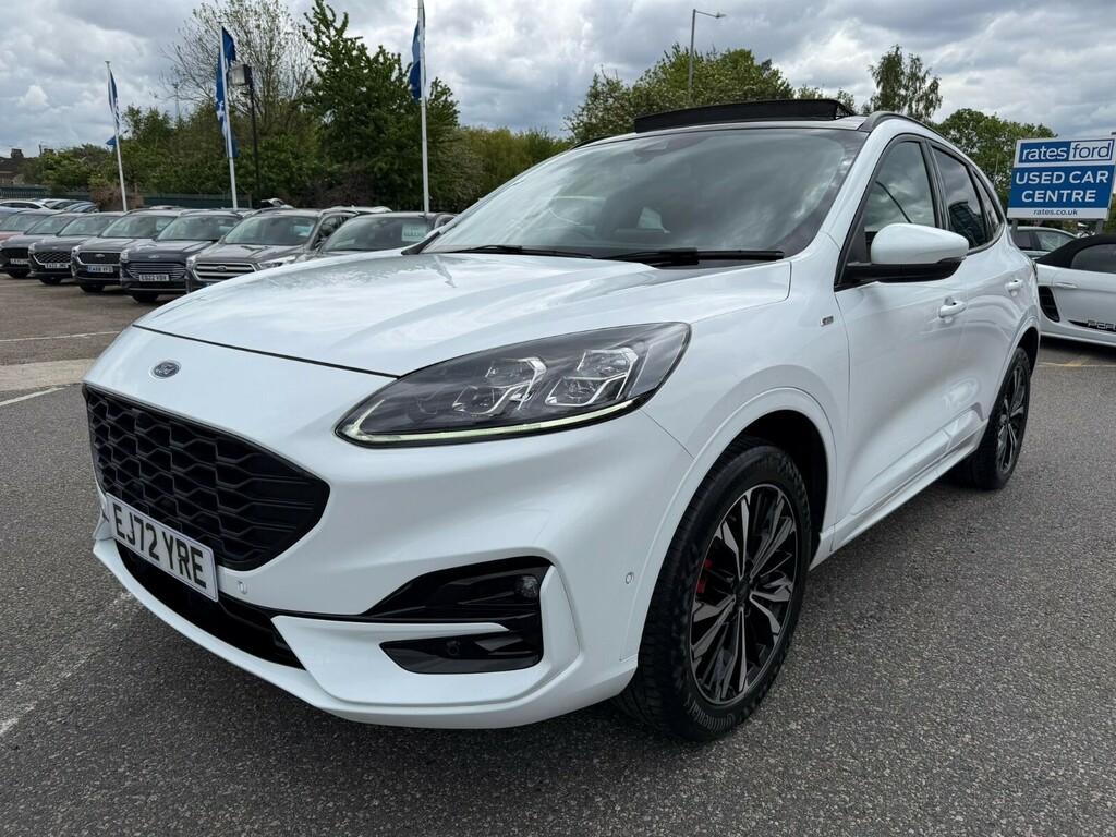 Ford Kuga Kuga Estate 2.0 Ecoblue 190 St-line X Editi EJ72YRE White #4