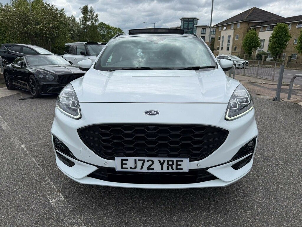 Ford Kuga Kuga Estate 2.0 Ecoblue 190 St-line X Editi EJ72YRE White #2