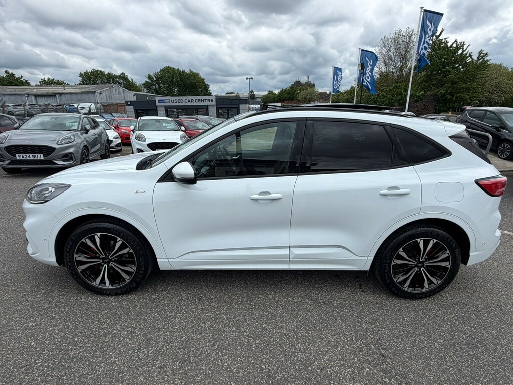 Ford Kuga Kuga Estate 2.0 Ecoblue 190 St-line X Editi EJ72YRE White #6