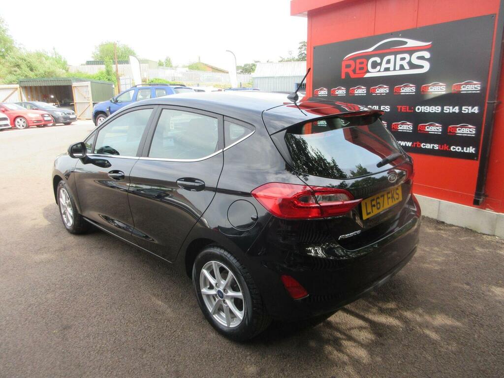 Ford Fiesta Hatchback 1.1 Ti-vct Zetec Euro 6 Ss 2017 LF67FKS Black #5