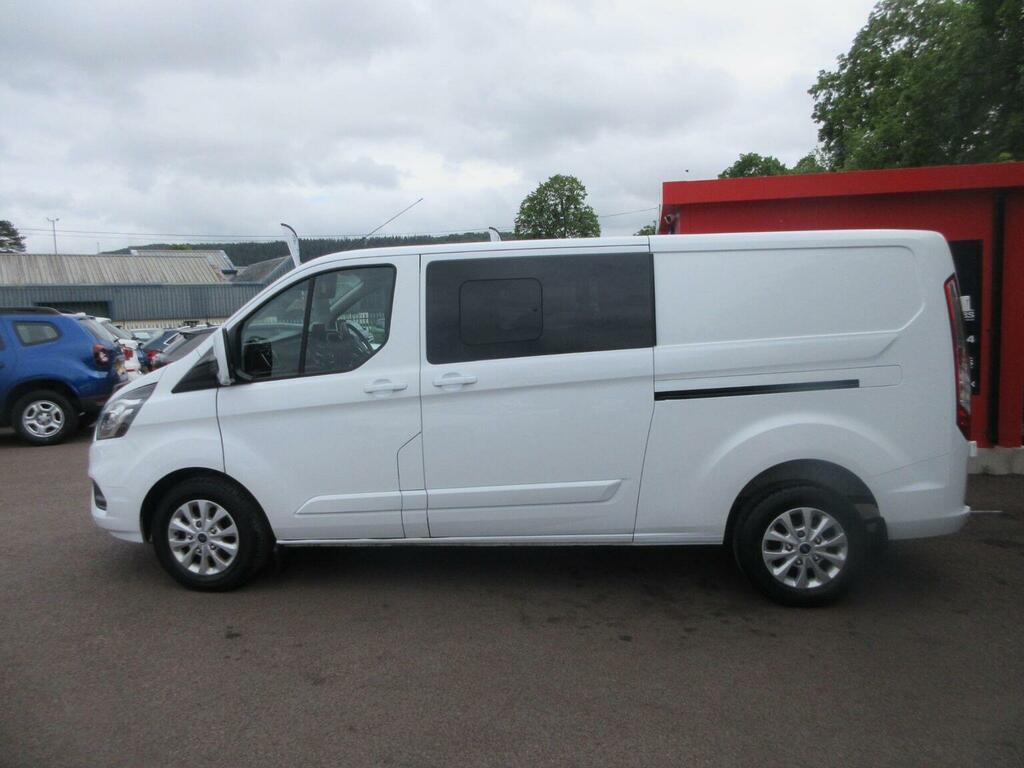 Ford Transit Custom Combi Van 2.0 300 Ecoblue Limited Crew Van L2 H1 E MA72NWM White #4