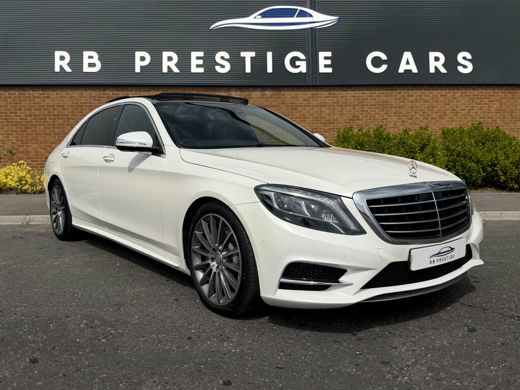 Mercedes-Benz S Class 3.0 S350ld V6 Amg Line Saloon G-tronic White