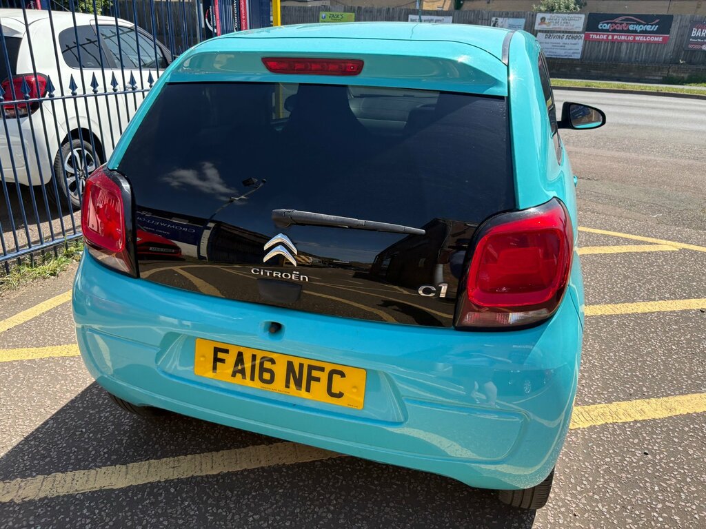 Citroen C1 1.2 Puretech Flair Hatchback Eur FA16NFC Blue #5