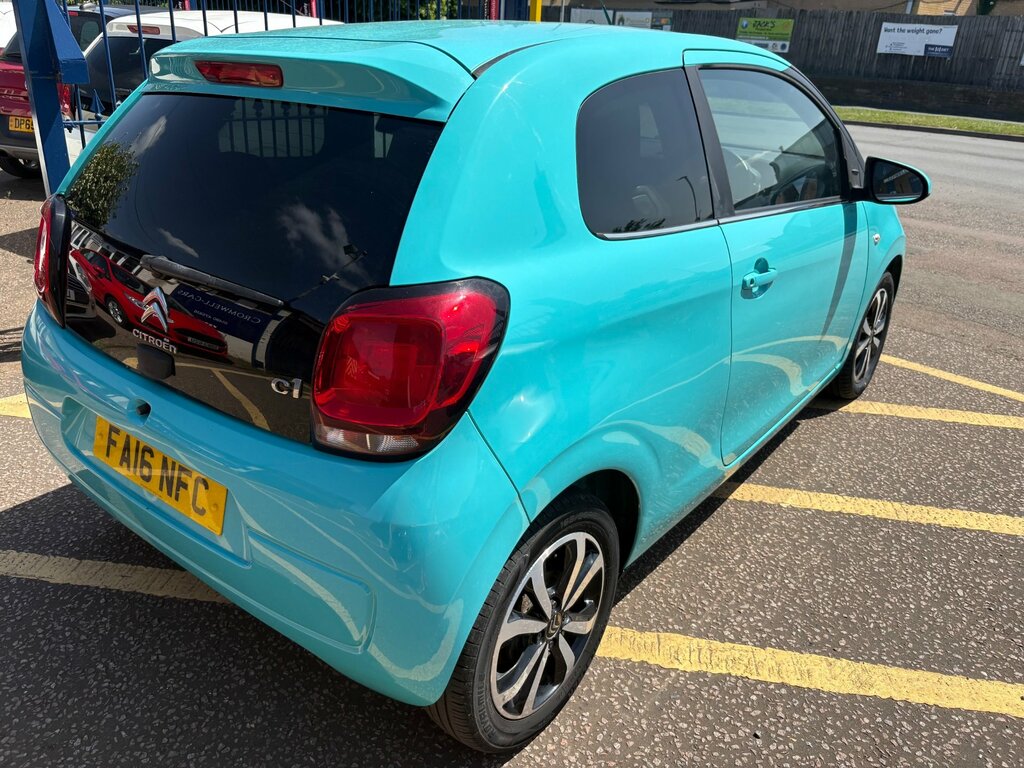 Citroen C1 1.2 Puretech Flair Hatchback Eur FA16NFC Blue #3