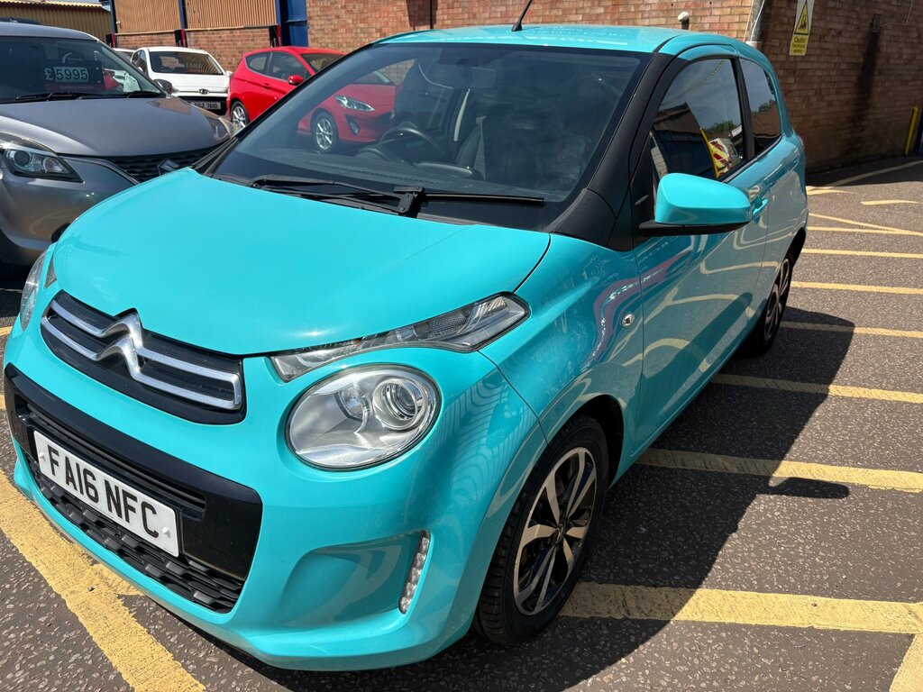 Citroen C1 1.2 Puretech Flair Hatchback Eur FA16NFC Blue #2
