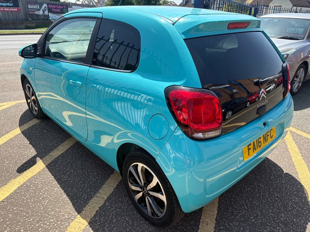 Citroen C1 1.2 Puretech Flair Hatchback Eur FA16NFC Blue #4