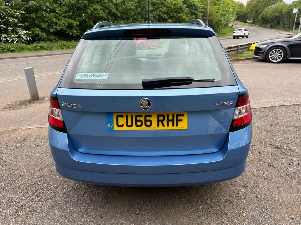 Skoda Fabia 1.2 Tsi Se L Dsg Euro 6 Ss CU66RHF Blue #4