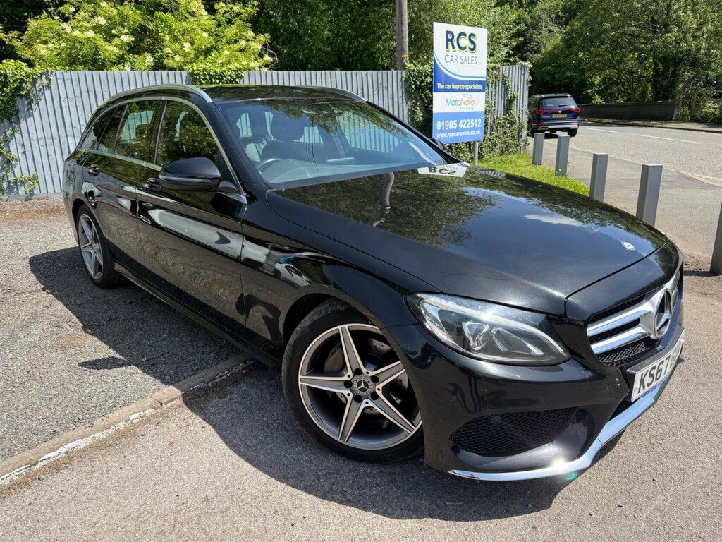 Mercedes-Benz C Class 2.1 D Amg Line G-tronic Euro 6 Ss Black